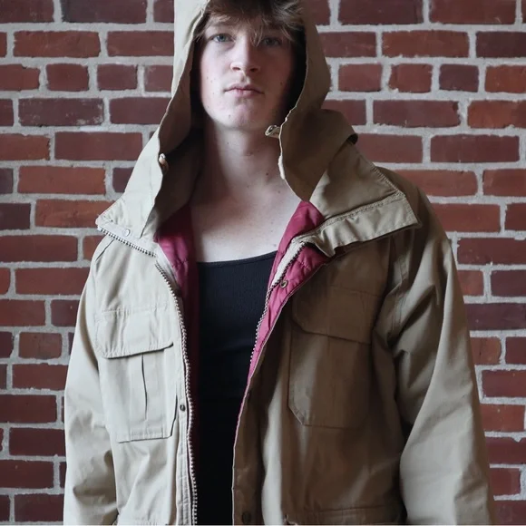 Large - Vintage Woolrich Puffer Coat - Winter-proof - Picture 7 of 8